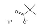 thallium(I) 2,2-dimethylpropanoate Structure