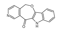 11H-pyrido[3',4':5,6]oxepino[3,2-b]indol-12(5H)-one Structure