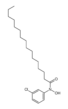 N-(3-chlorophenyl)-N-hydroxyhexadecanamide Structure