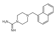 1-Piperazinecarboxamidine, 4-(1-naphthylmethyl)-结构式