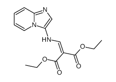 ethyl N-(imidazo[1,2-a]pyridin-3-yl)aminomethylenemalonate结构式