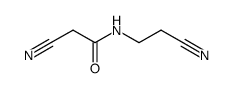 N-Cyanethyl-cyanacetamid Structure