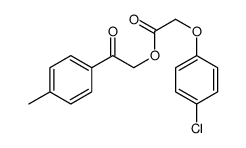 [2-(4-methylphenyl)-2-oxoethyl] 2-(4-chlorophenoxy)acetate结构式