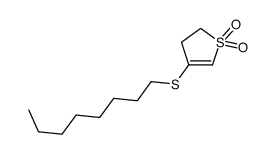4-octylsulfanyl-2,3-dihydrothiophene 1,1-dioxide Structure