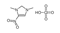 1,3-dimethyl-4-nitro-1,2-dihydroimidazol-1-ium,perchlorate结构式