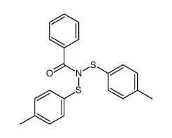 N,N-di(p-tolylthio)-benzamide Structure