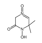 2(1H)-Pyrazinone,3,6-dihydro-1-hydroxy-6,6-dimethyl-,4-oxide(9CI)结构式