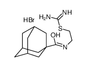 2-((Tricyclo(3.3.1.1(sup 3,7))dec-1-ylcarbonyl)amino)ethyl carbamimido thioate HBr结构式