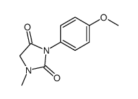 3-(4-methoxyphenyl)-1-methylimidazolidine-2,4-dione结构式