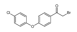 2-bromo-1-[4-(4-chlorophenoxy)phenyl]ethanone structure