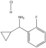CYCLOPROPYL(2-FLUOROPHENYL)METHANAMINE HYDROCHLORIDE Structure