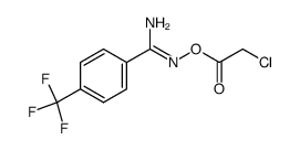 (Z)-N'-(2-chloroacetoxy)-4-(trifluoromethyl)benzimidamide Structure