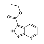 1H-吡唑并[3,4-b]吡啶-3-羧酸乙酯结构式
