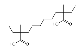 2,9-Diethyl-2,9-dimethyldecanedioic acid structure