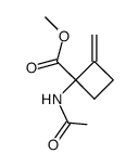 Cyclobutanecarboxylic acid,1-(acetylamino)-2-methylene-,methyl ester picture