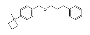 1-methyl-1-[4-(3-phenyl-propoxymethyl)-phenyl]-siletane Structure