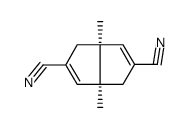 (3aS,6aS)-3a,6a-dimethyl-1,4-dihydropentalene-2,5-dicarbonitrile结构式