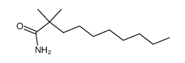 2,2-dimethyl-decanoic acid amide Structure