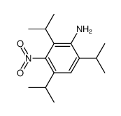 2,4,6-triisopropyl-3-nitro-aniline结构式