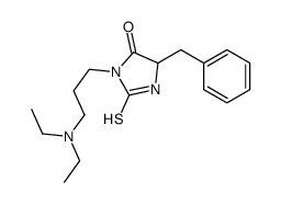 Hydantoin, 5-benzyl-3-(3-(diethylamino)propyl)-2-thio-结构式