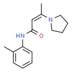 N-(2-METHYLPHENYL)-3-PYRROLIDINO-2-BUTE& picture