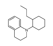 1-(2-propylcyclohexyl)-3,4-dihydro-2H-quinoline结构式