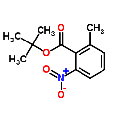 Benzoic acid, 2-Methyl-6-nitro-, 1,1-dimethylethyl ester picture