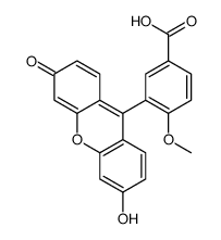 3-(3-hydroxy-6-oxoxanthen-9-yl)-4-methoxybenzoic acid Structure