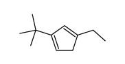 3-tert-butyl-1-ethylcyclopenta-1,3-diene Structure