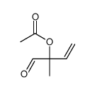 (2-methyl-1-oxobut-3-en-2-yl) acetate Structure