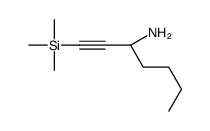 (3S)-1-trimethylsilylhept-1-yn-3-amine Structure