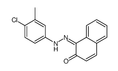 1-[(4-chloro-3-methylphenyl)hydrazinylidene]naphthalen-2-one Structure