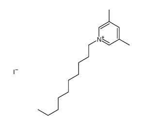 1-decyl-3,5-dimethylpyridin-1-ium,iodide Structure