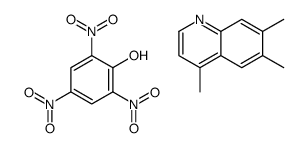 4,6,7-trimethylquinoline,2,4,6-trinitrophenol Structure