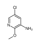 5-Chloro-2-methoxypyridin-3-amine Structure
