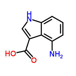 4-Amino-1H-indole-3-carboxylic acid Structure