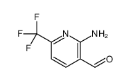 2-amino-6-(trifluoromethyl)pyridine-3-carbaldehyde结构式