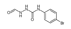 N-(4-bromophenyl)-2-formylhydrazine-1-carboxamide结构式