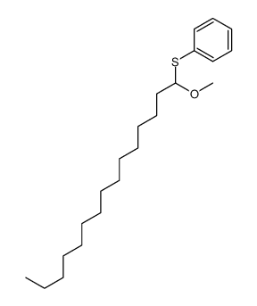 1-methoxypentadecylsulfanylbenzene Structure