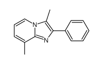 3,8-dimethyl-2-phenylimidazo[1,2-a]pyridine结构式