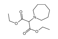 diethyl 2-(azepan-1-yl)propanedioate Structure