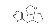 9-[(5-methylfuran-2-yl)methyl]-1,4-dioxaspiro[4.4]nonane Structure