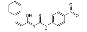 N-[(4-nitrophenyl)carbamothioyl]-3-phenylprop-2-enamide结构式