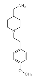 {1-[2-(4-Methoxyphenyl)ethyl]piperidin-4-yl}methylamine结构式