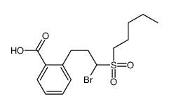 2-(3-bromo-3-pentylsulfonylpropyl)benzoic acid结构式