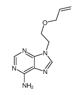 9-(2-prop-2-enoxyethyl)purin-6-amine Structure