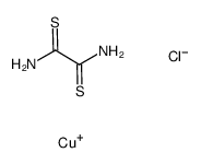 copper(I) dithiooxamide chloride结构式