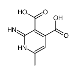 3,4-Pyridinedicarboxylicacid,2-amino-6-methyl-(7CI) Structure