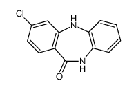 3-chloro-5,10-dihydro-dibenzo[b,e][1,4]diazepin-11-one结构式