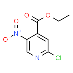 Ethyl 2-chloro-5-nitroisonicotinate Structure